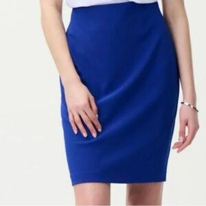 Liz Claiborne Women's Business, Casual Blue Pencil/ Tube Lined Skirt Size 14